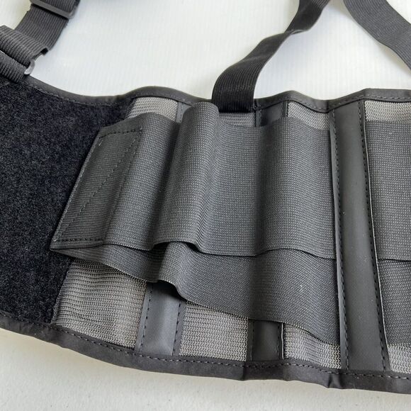 DJ Orthopedics Procare 79-89145 Medium Industrial Back Support Suspenders BLACK - Picture 3 of 6
